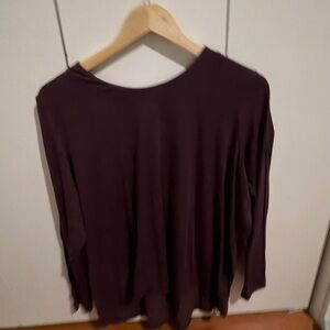 Athleta long sleeve move with ease top- size large
